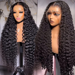 ผลิตภัณฑ์เสริมความงามผมสวย วิกผมแท้แบบเวฟน้ำ  วิกผมลูกไม้ด้านหน้าแบบไม่ต้องใช้กาว 13x4 HD  วิกผมลูกไม้ด้านหน้าแบบโปร่งใสสำหรับผู้หญิง - Product Image 3