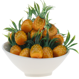 فاكهة أناناس صناعية صغيرة لتزيين المنزل والمطبخ والحفلات، طعام مقلد، وسيلة تعليمية، زينة للمهرجانات - Product Image 1