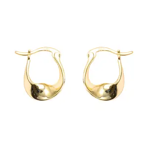 VIANRLA 925 sterling silver fancy hoop huggie earrings for women