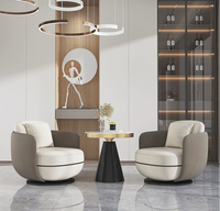 Fauteuil d'appoint moderne en velours capitonné, pivotant et inclinable, confortable pour la maison, le bureau, la chambre et les loisirs