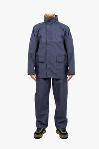 Combinaison de pluie imperméable légère à haute visibilité avec revêtement en PU, veste et pantalon avec bandes réfléchissantes pour la sécurité au travail et le camping - Product Image 2