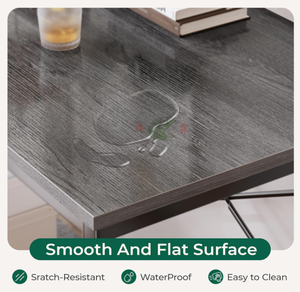 Bureau d'ordinateur en forme de L, bureau de <span class=keywords><strong>39</strong></span> pouces, structure en métal, gris, pour bureau à domicile, jeux, <span class=keywords><strong>coin</strong></span> d'écriture et d'étude - Product Image 3