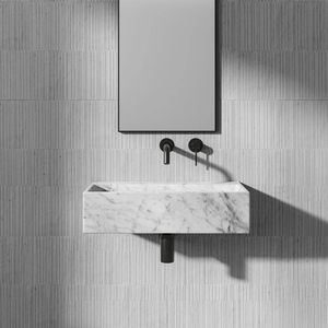 Modern Designs Natural White Marble Stone Bathroom Vanities - Product Image 3