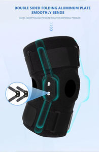 Attelle de genou articulée avec deux bandes de soutien métalliques pour les blessures au genou, soulagement de la douleur ACL MCL - Product Image 6