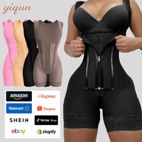 Faja Moldeadora de Cuerpo para Mujer YiQUN, Control de Abdomen, Postoperatoria BBL, con Abertura en la Entrepierna, Estilo Colombiano
