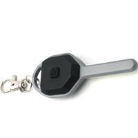 Petite lampe torche LED ABS, mini lampe de poche en forme de clé, porte-clés, lampe torche d'urgence, lampe de camping, lampe de nuit