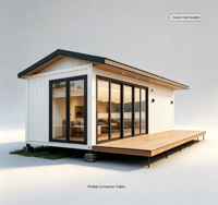Maison modulaire préfabriquée respirante de 20 pieds à installation rapide pour le glamping