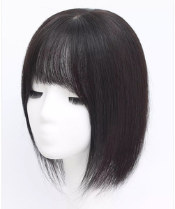 Pelucas de Cabello Humano Chino de Alta Calidad, Onduladas, con Flequillo, Realistas, con Cobertura Superior, Tejidas a Mano, 100% de Densidad, Largas y Modernas - Product Image 2