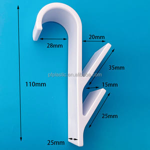 Prix usine plastique blanc sur <span class=keywords><strong>radiateur</strong></span> porte-serviettes crochets pour serviettes suspendues - Product Image 3