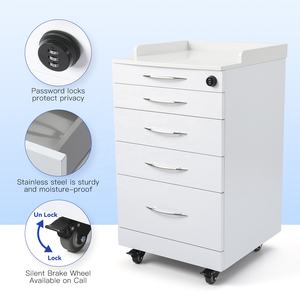 Mobile per Clinica Dentale con Piano in Quarzo e Quattro Cassetti in Acciaio Inossidabile - Product Image 5