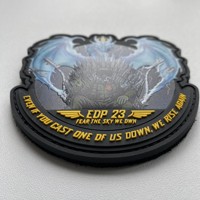 Patch en silicone PVC 3D personnalisé avec logo, transfert thermique, étiquette brodée pour vêtements, sacs, chapeaux, DIY