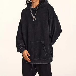 Sudadera con Capucha Unisex Extra Grande de Estilo Hip Hop, con Estampado Sublimado en 3D y Lavado Ácido Vintage - Product Image 2