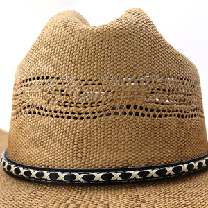 Chapeau Fedora tissé à la main Ecowalson, chapeau de cowboy western, chapeau de chevalier britannique vintage, casquette jazz pour hommes et femmes, chapeaux de fête - Product Image 6