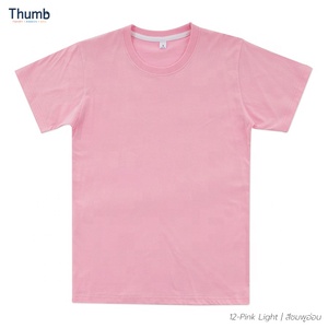 Áo Thun In Logo Tùy Chỉnh Áo Thi Đấu Thông Minh Cổ Tròn In Lụa 100% Cotton Trơn Màu Pastel Sản Xuất Tại Thái Lan - Product Image 3