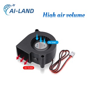 Quạt Turbo DC không chổi than 60mmx60mmx28mm 6028 0.16A DC12V/24V, quạt thổi, quạt làm mát máy tạo độ ẩm, OEM ODM nhựa - Product Image 6