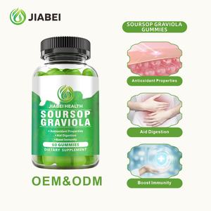 Jiabei Fábrica Personalizada OEM/ODM Graviola Graviola Gummy Imune Immune Boosting Herb Extratos para Adultos - Product Image 3