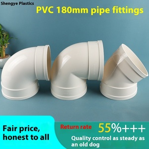 Shengye Direct 180mm coude en T réduisant Joint sortie d'air UPVC raccords de tuyauterie Surface lisse <span class=keywords><strong>clapet</strong></span> <span class=keywords><strong>anti</strong></span>-<span class=keywords><strong>retour</strong></span> <span class=keywords><strong>hotte</strong></span> tuyaux de fumée - Product Image 3