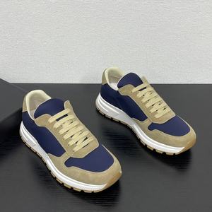 Zapatillas Deportivas Azules Retro Transpirables de Diseño de Marca de Alta Gama para Hombre, Unisex, con Cordones de Alta Calidad, Informales, de Malla Gruesa - Product Image 1