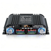 Amplificateur de puissance BT998, mini amplificateur de puissance, lecteur USB, radio, amplificateur audio pour voiture et maison 12V