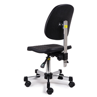 Chaise ergonomique ESD avec structure en acier industriel et fonction réglable pour équipement de protection individuelle, chaise de sécurité
