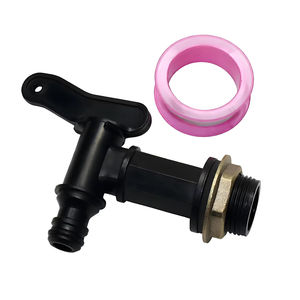 Robinet de réservoir d'eau IBC 3/4'' avec écrou en cuivre, idéal pour l'irrigation de jardin, l'irrigation <span class=keywords><strong>goutte</strong></span> à <span class=keywords><strong>goutte</strong></span> et les seaux de récupération d'eau de pluie - Product Image 5
