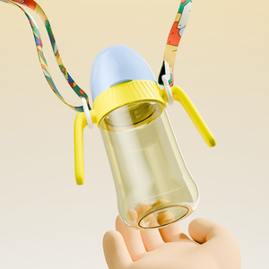 Biberón de 240 ml y 300 ml, Anticólicos, Antiderrames, con Tapa Abatible y Asas para la Transición de la Alimentación del Bebé, Apto para Lavavajillas - Product Image 3