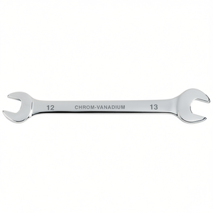 Clé fixe chromée Fervi 12 mm 13 mm en chrome vanadium poli miroir - Product Image 2