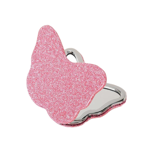 Foldable Portable Pocket Travel <b>Mirror</b> Butterfly <b>Square</b> Metal Frame Double Sided Cosmetic Desktop <b>Mirror</b> - Product Image 1