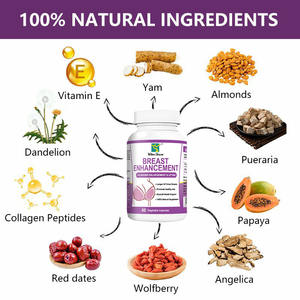 Cápsulas Wins Town para el aumento de senos, hormonas femeninas, nutritivas, senos más firmes y voluminosos, levantamiento de senos, suplemento herbario - Product Image 3