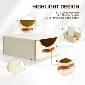 <b>Drawer</b> Storage Box Bed Sheet Four-Piece Set Non-Woven Fabric Foldable Organizer Box <b>Wardrobe</b> Clothing Storage Box - Product Image 5