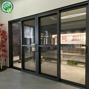 Puerta Corredera Panorámica As2047 Nfrc con Marco Delgado de Aluminio, Doble Vidrio Templado, Resistente a Huracanes, para Patio o Entrada - Product Image 3