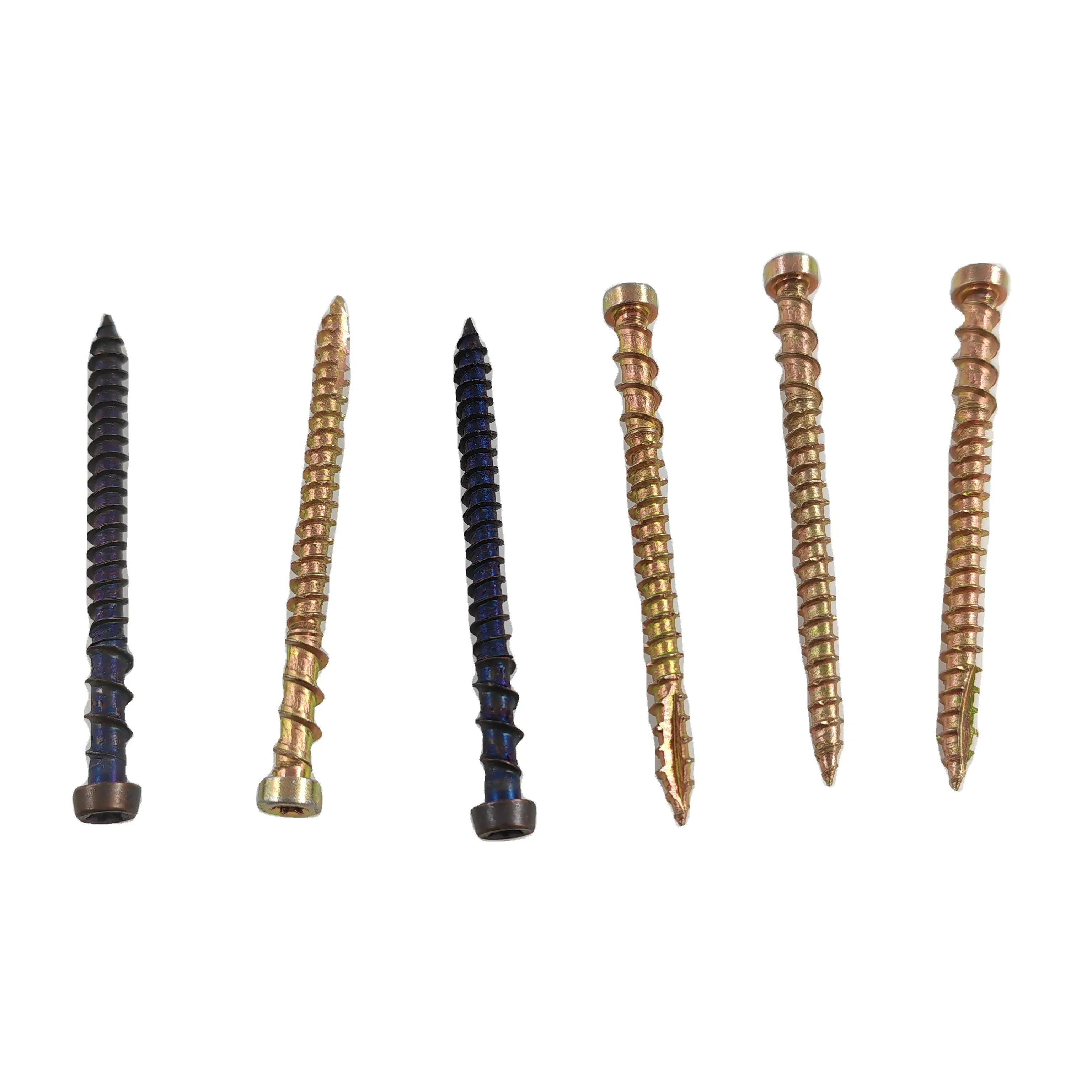 China Hot Sale High Quality Bi-Metal Round Head Pozi Drive Bi-metal Screw with Diamond Point for roofing