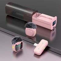 Microphone Lavalier Sans Fil H26 avec Stockage Magnétique, Mini Micro Cravate 20Hz-20KHz 60dB SNR pour Enregistrement et Diffusion en Direct