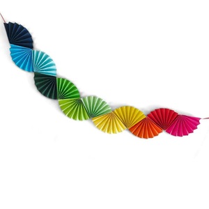 Decoraciones para Fiestas de Cumpleaños DAMAI, Guirnaldas de Papel, Decoración de Fondo con Abanicos de Papel para el Hogar, Tienda, Escenarios de Fiesta, Suministros de Decoración Festiva - Product Image 3