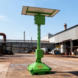 CE認証取得済みのポータブルソーラータワー、420Wパネル搭載、建設現場向け35時間稼働 - Product Image 1