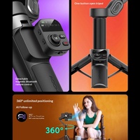 Caméra d'action pour smartphone Aochuan X3 avec suivi IA du visage et stabilisateur de cardan portable anti-tremblement pour 7,5 heures d'autonomie de la batterie
