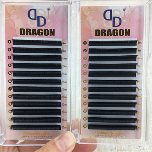 Dragon 0,15 Soft Silky Eye Lashes Extensiones Individuales Super Matte Elipse Flat Lashes - Product Image 2