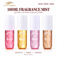 Brume corporelle écologique Scenabella pour femme, senteurs florales et fruitées, parfum prune et vanille, 100 ml, faible MOQ, vente directe d'usine