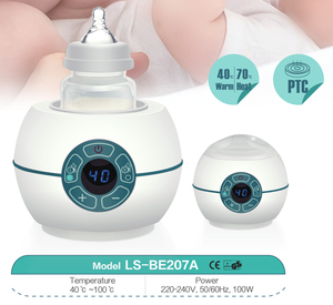 <span class=keywords><strong>Calentador</strong></span> <span class=keywords><strong>de</strong></span> Biberones Eléctrico Portátil con Calentamiento Rápido y Pantalla LED Digital para Suministros <span class=keywords><strong>de</strong></span> Alimentación del Bebé - Product Image 6