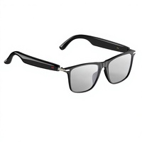 Lunettes Intelligentes de Traduction IA Transparentes – Lunettes Audio pour Appels et Voyages
