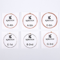12/53 High Quality Factory Price Anti-rust Coated Poly Film Kirsten High Carbon Steel Phosphor Bronze Nickel Plated Ball End
