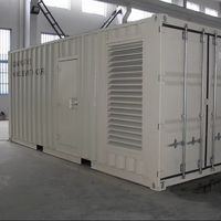 Groupe électrogène diesel conteneurisé 1000 kW certifié EPA, ultra-silencieux, 480 V 50 Hz, pour hôtels, centres commerciaux, bâtiments commerciaux, alimentation de secours de crête