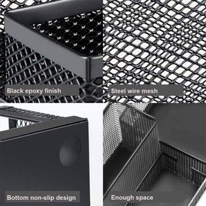 Professional Most Popular Home <b>Office</b> <b>Supplies</b> Wire Metal Women Makeup Mesh Desk Organizer with Sliding Drawer - Product Image 4