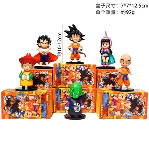 Caja Sorpresa de Figuras de Anime, Set de 6 Piezas Clásicas de la Infancia con <span class=keywords><strong>Goku</strong></span> y Gohan, para Fanáticos Principiantes, Regalo para Estudiantes, Decoración de Escritorio - Product Image 3