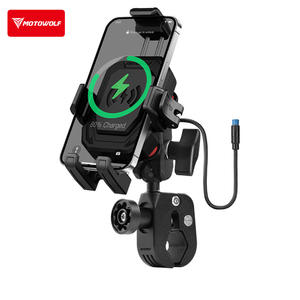 Soporte <span class=keywords><strong>de</strong></span> Teléfono Móvil Motowolf MH2 con Amortiguación <span class=keywords><strong>para</strong></span> Motocicleta - Product Image 2