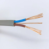 Cableado de la casa de cobre sólido de PVC de 2,5mm Cable eléctrico TPS Cable plano y cable eléctrico australiano de doble y tierra