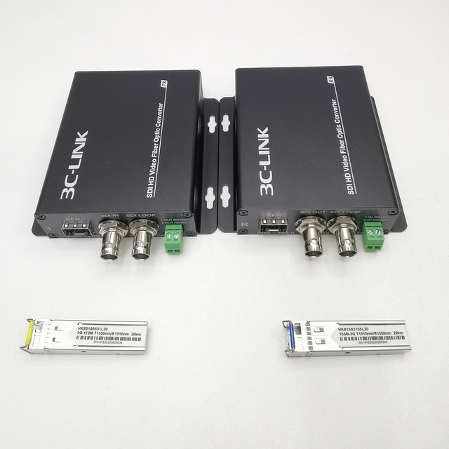 SD-SDI/HD-SDI/3G-SDI/4K/1080p Video Converter 1 Single Video/TV Transmitter IPTV Fiber Converter Without Loop