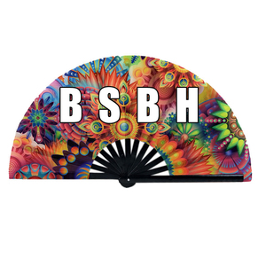 Bsbh 2024 Tùy Chỉnh Kích Thước Lớn Có Thể Gập Lại Tay Cầm Tay <span class=keywords><strong>Fan</strong></span> Tre Vải Với Nghệ Thuật Dân Gian Phong Cách Nhà Máy Giá Cho Câu Lạc Bộ Đêm Sử Dụng - Product Image 6