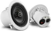 Haut-parleur coaxial de plafond JBHKJ 801H 8 pouces 70/100V 8 puissances commutables réglables 10-60W avec couvercle arrière métallique ignifuge