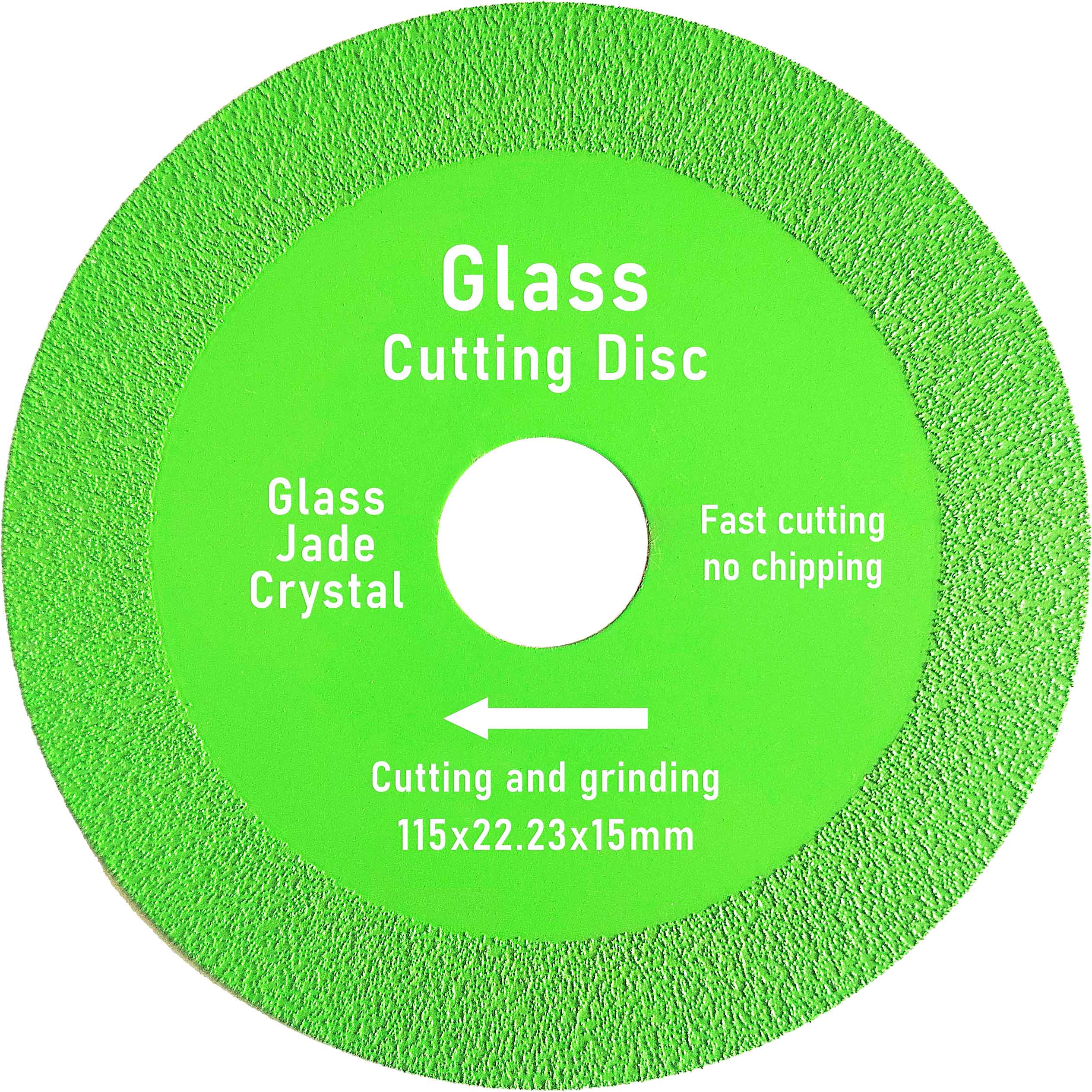 New glass cutting blade brazed with high-quality diamond cutting and grinding dual-use saw blade